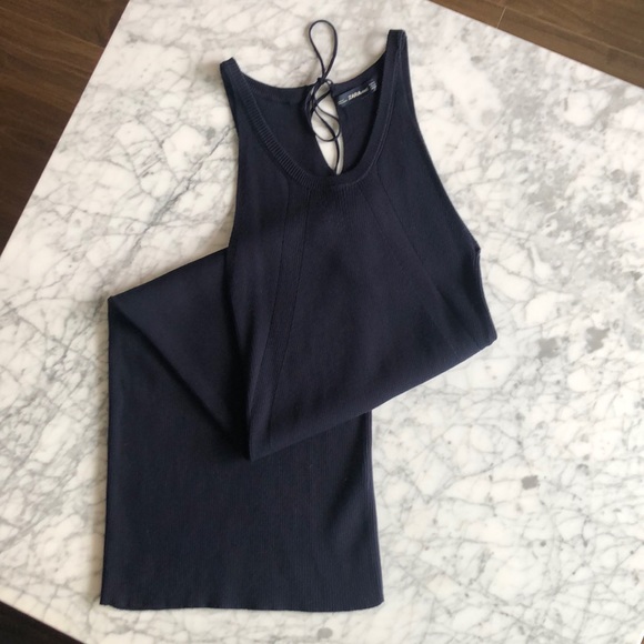 NWOT Zara Ribbed Dress With Thin Straps - Picture 5 of 8